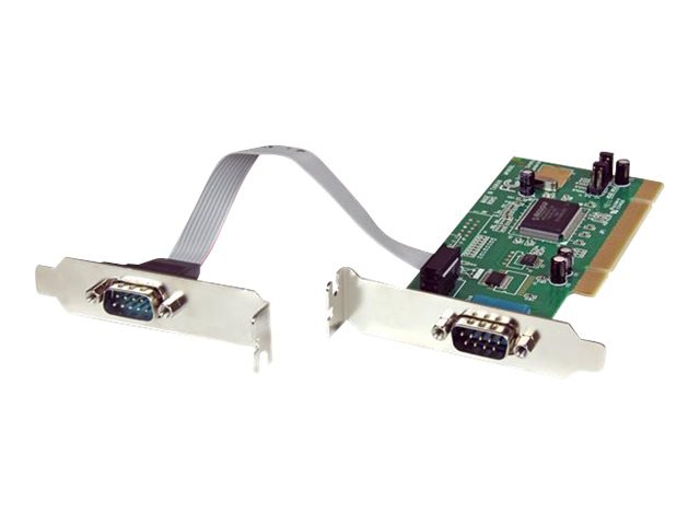 StarTech.com 2 Port PCI Low Profile RS232 Serial Adapter Card - Low Profile