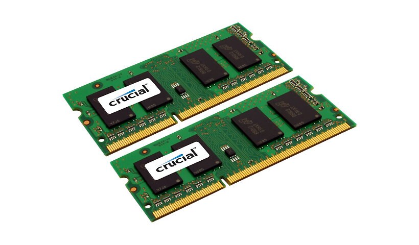 Crucial - DDR3L - kit - 16 GB: 2 x 8 GB - SO-DIMM 204-pin - 1333 MHz / PC3-