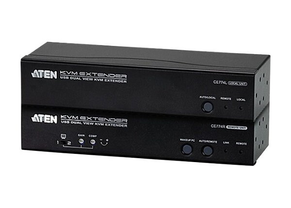 ATEN CE 774 Local and Remote Units - KVM / audio / serial extender