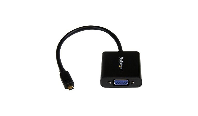 StarTech.com Micro HDMIÂ&reg; to VGA Adapter Converter for Smartphones / Ultrabook / Tablet - 1920x1080
