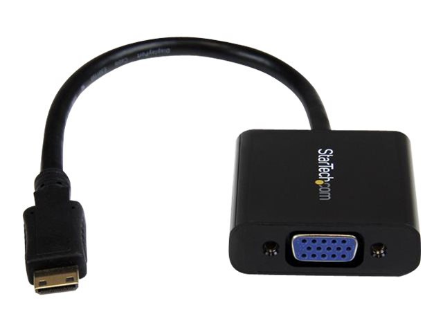 StarTech.com Mini HDMI&reg; to VGA Adapter Converter for Digital Still Camera / Video Camera - 1920x1080