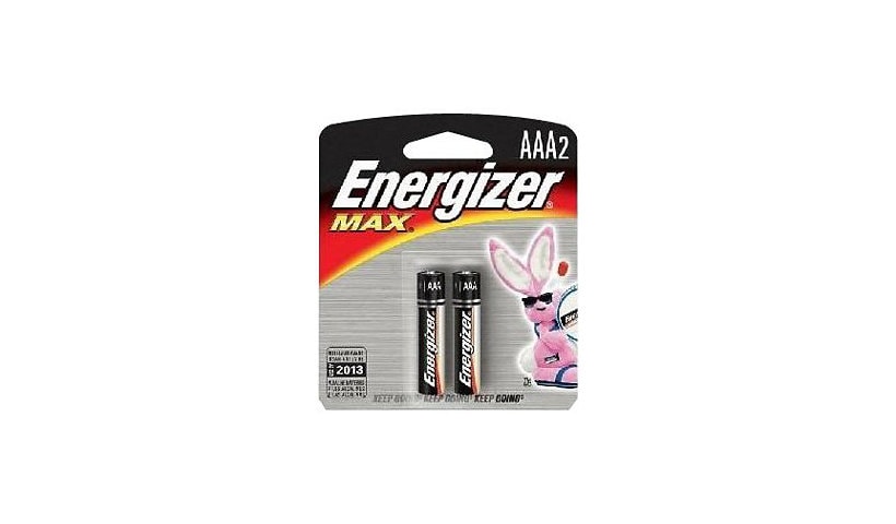 Energizer Max E92BP-2 battery - 2 x AAA - alkaline