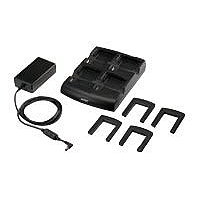 Zebra Four Slot Battery Charger Kit - power adapter and battery charger