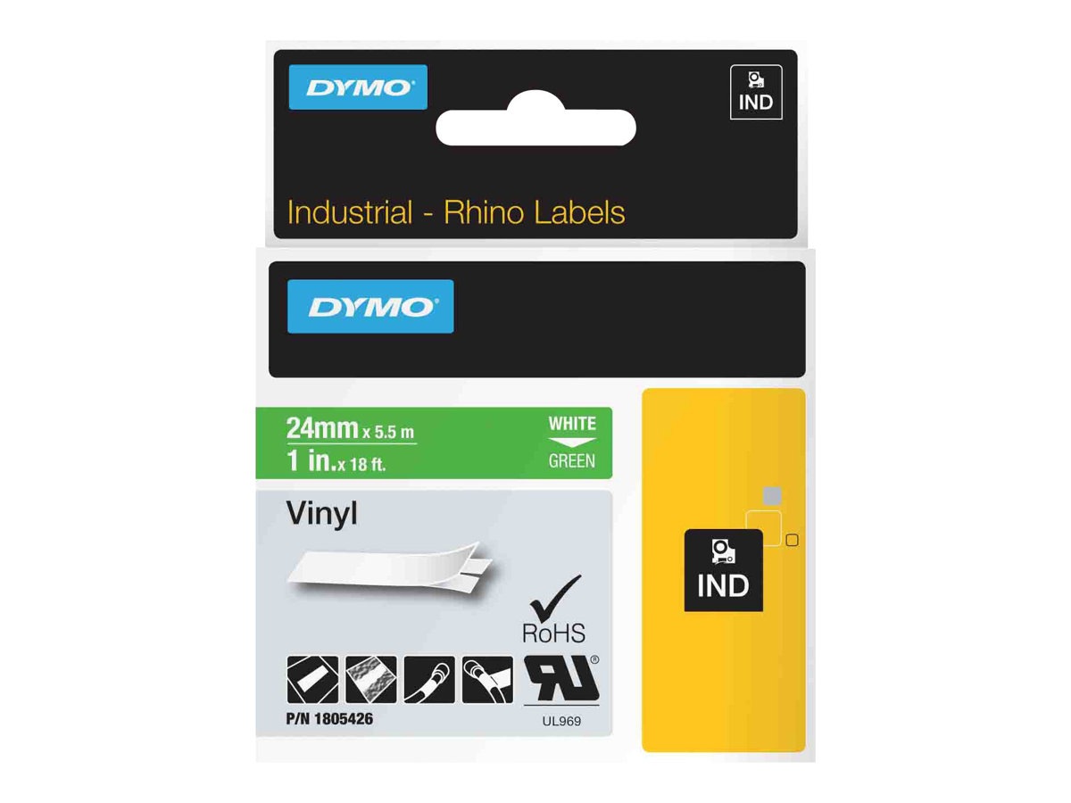 Dymo Rhino Coloured Vinyl - tape - 1 roll(s) -