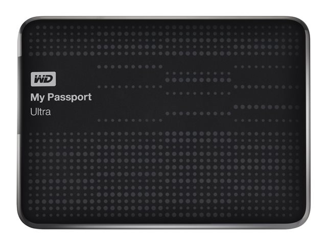 WD My Passport Ultra WDBPGC5000ABK - hard drive - 500 GB - USB 3.0