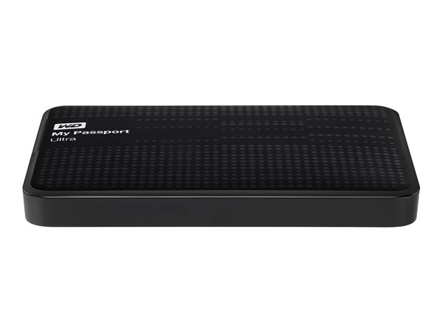 WD My Passport Ultra WDBZFP0010BBK - hard drive - 1 TB - USB 3.0