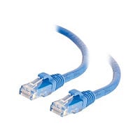 C2G Câble de raccordement réseau Ethernet non blindé (UTP) Cat6 sans accroc de 20 pieds - bleu - cordon de raccordement - 6.1 m - bleu