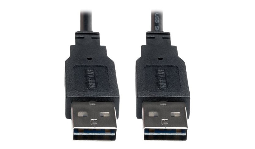 Eaton Tripp Lite Series Universal Reversible USB 2.0 Cable (Reversible A to Reversible A M/M), 6 ft. (1.83 m) - USB