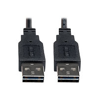 Eaton Tripp Lite Series Universal Reversible USB 2.0 Cable (Reversible A to Reversible A M/M), 6 ft. (1.83 m) - USB