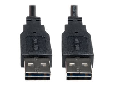 Eaton Tripp Lite Series Universal Reversible USB 2.0 Cable (Reversible A to Reversible A M/M), 10 ft. (3.05 m) - USB