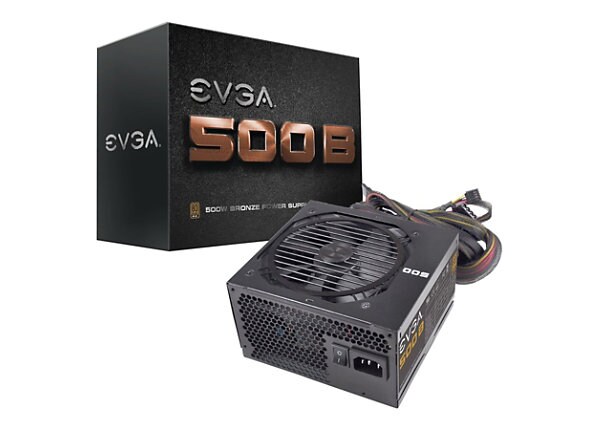 EVGA 500B Bronze - power supply - 500 Watt