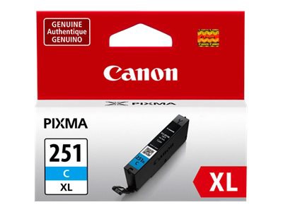 Canon CLI-251C XL - XL - cyan - original - ink tank