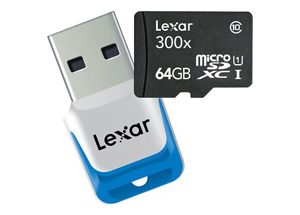 Lexar High Performance - flash memory card - 64 GB - SDXC UHS-I