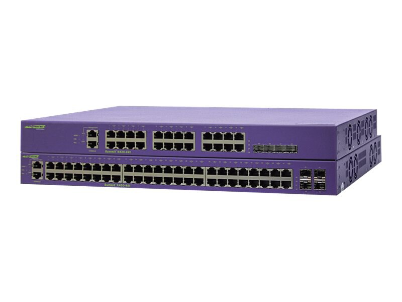 Extreme Networks Summit X430-24t - switch - 24 ports - managed - rack-mountable