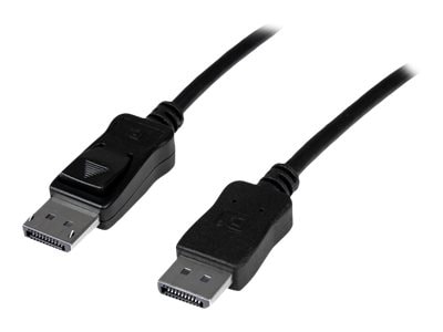 StarTech.com 50ft (15m) Active DisplayPort Cable - 4K x 2K Projector/Monitor DP Cord - with Latches