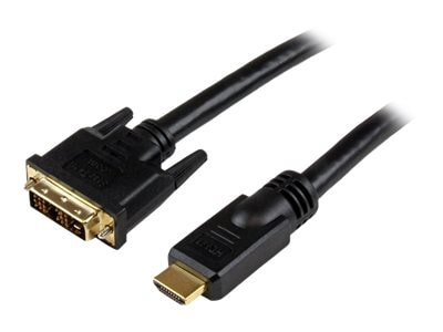 StarTech.com 25 ft HDMI to DVI-D Cable - M/M - DVI to HDMI Adapter Cable