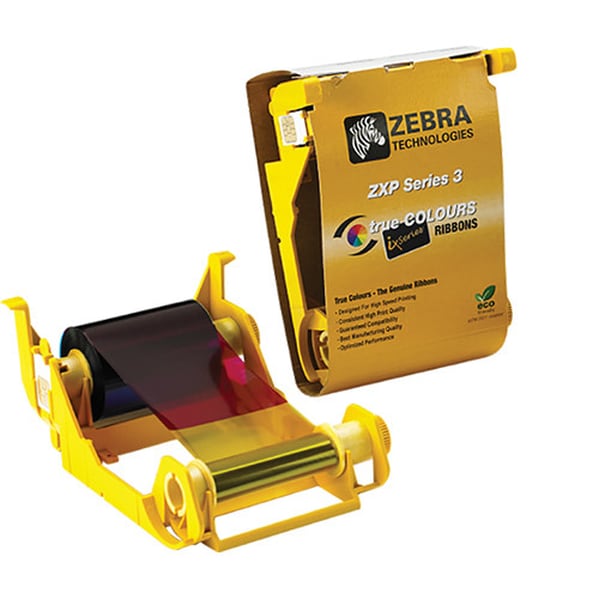 Zebra ix Series YMCKO - 1 - High Capacity - YMCKO - print ribbon cassette with cleaning roller
