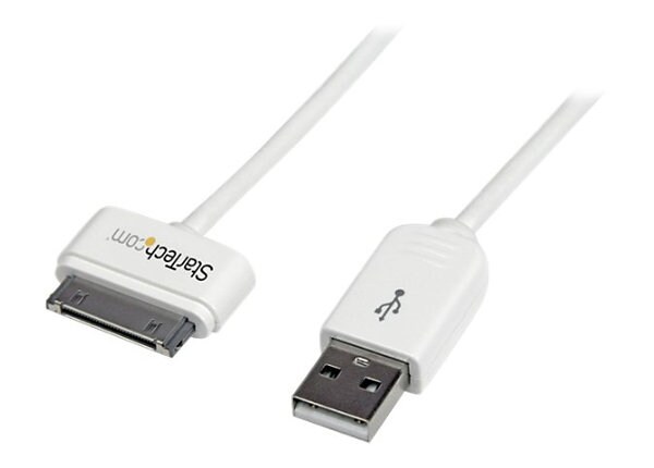 StarTech.com Short Apple® 30-pin Dock to USB Cable for iPhone iPod iPad