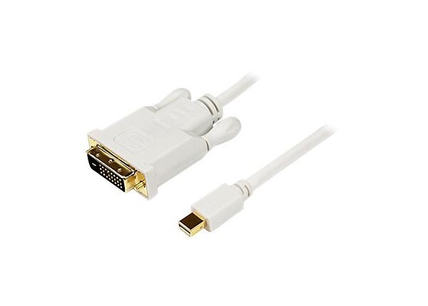 StarTech.com 10ft Mini DisplayPort to DVI Adapter Cable MDP to DVI White - DisplayPort cable - 3.04 m