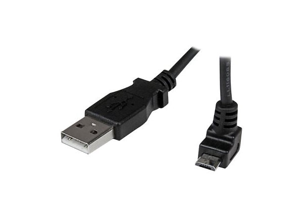 StarTech.com 1m Micro USB Cable - A to Up Angle Micro B - USB cable - 1 m
