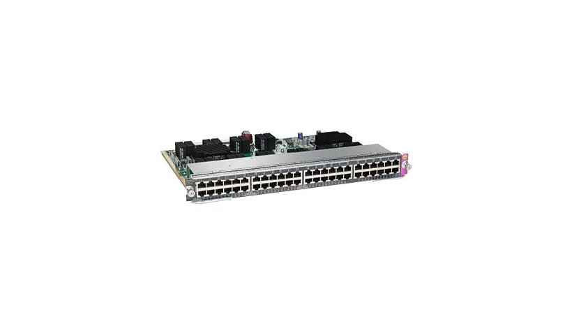 Cisco Line Card E-Series - switch - 48 ports - plug-in module - with Cisco Catalyst 4500E Supervisor Engine 8-E