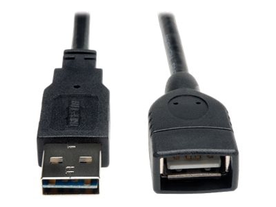 Eaton Tripp Lite Series Universal Reversible USB 2.0 Extension Cable (Reversible A to A M/F), 1 ft. (0.31 m) - USB