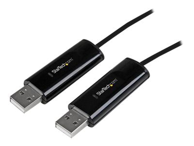 StarTech.com 2 Port USB KVM USB Cable w/ File Transfer for PC and Mac