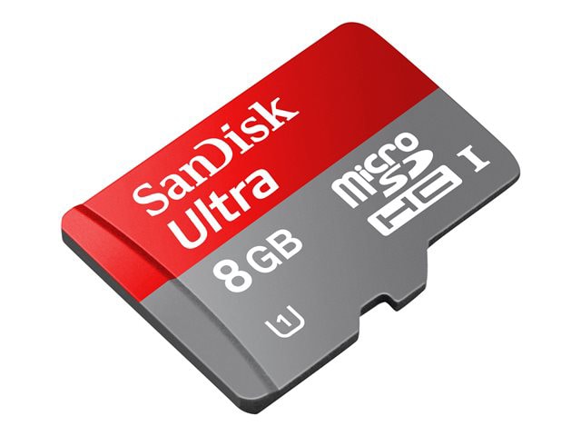 SanDisk Ultra - flash memory card - 8 GB - microSDHC UHS-I