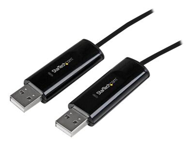 StarTech.com 2 Port USB KVM USB Cable w/ File Transfer for PC and Mac®