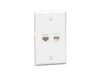 Leviton QuickPort wall mount plate