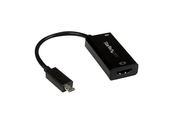 StarTech.com SlimPort MyDP to HDMI Video Adapter Converter - 1080p - external video adapter - black