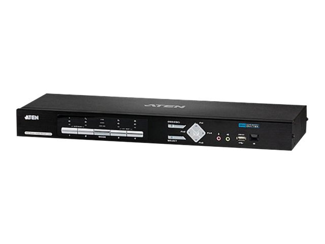 ATEN CM1164 4-port USB DVI-D KVMP Control Center - KVM / audio / USB switch - 4 ports