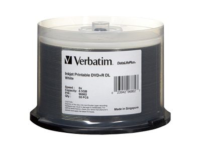 Verbatim DataLifePlus - DVD+R DL x 50 - 8.5 GB - storage media