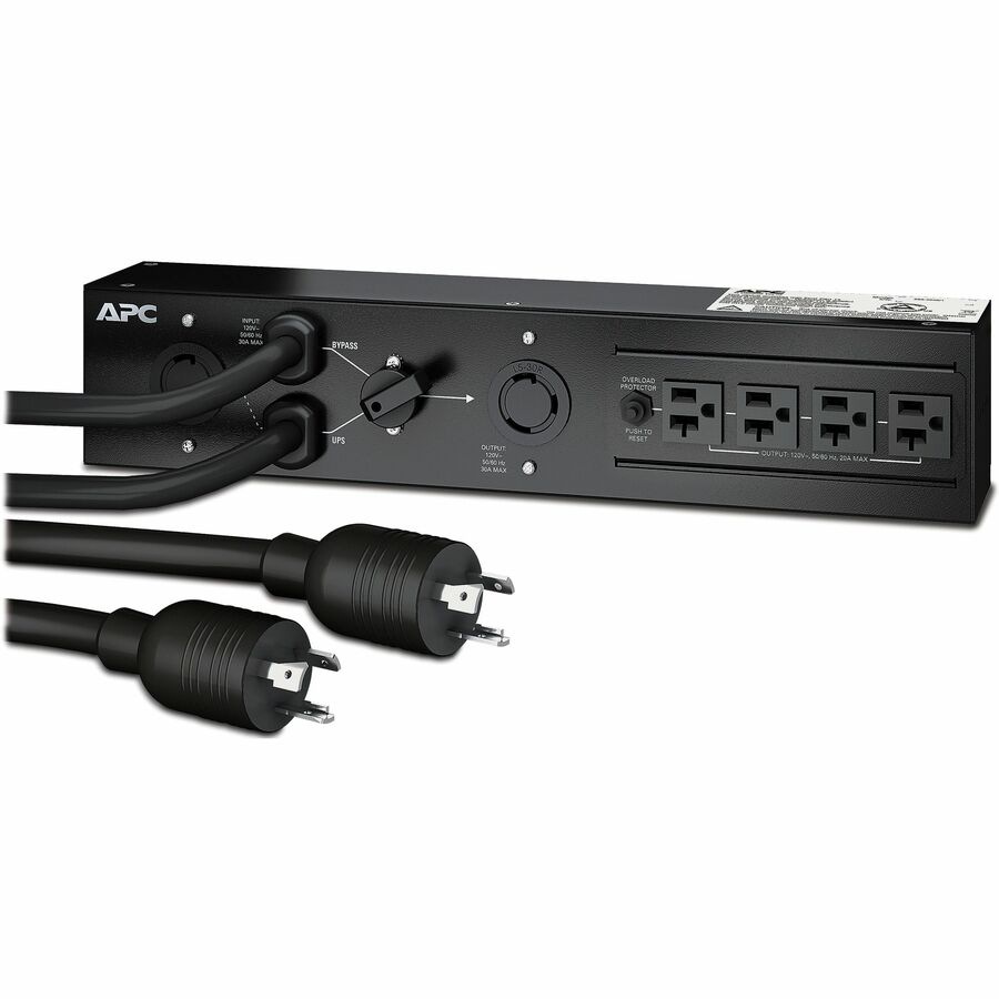 APC SERVICE BYPASS PDU, 120V 30AMP W/ (4) NEMA 5-20R AND (1) L5-30R
