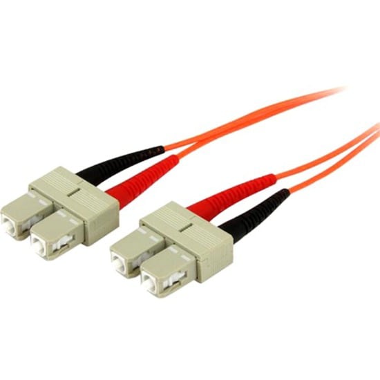 StarTech.com 3m Fiber Optic Cable - Multimode Duplex 50/125 - OFNP Plenum -
