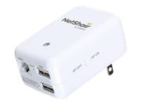 IOGEAR NetShair Link GWRH1 - hub - 802.11b/g/n - wall-pluggable