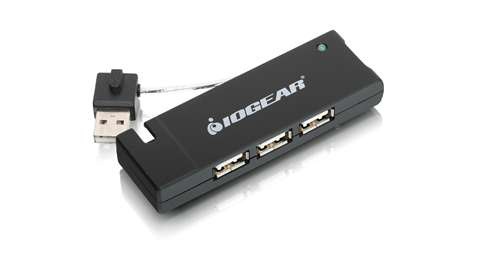 Thumbnail 3 of 4 for IOGEAR 4-port Hi-Speed USB 2.0 Hub