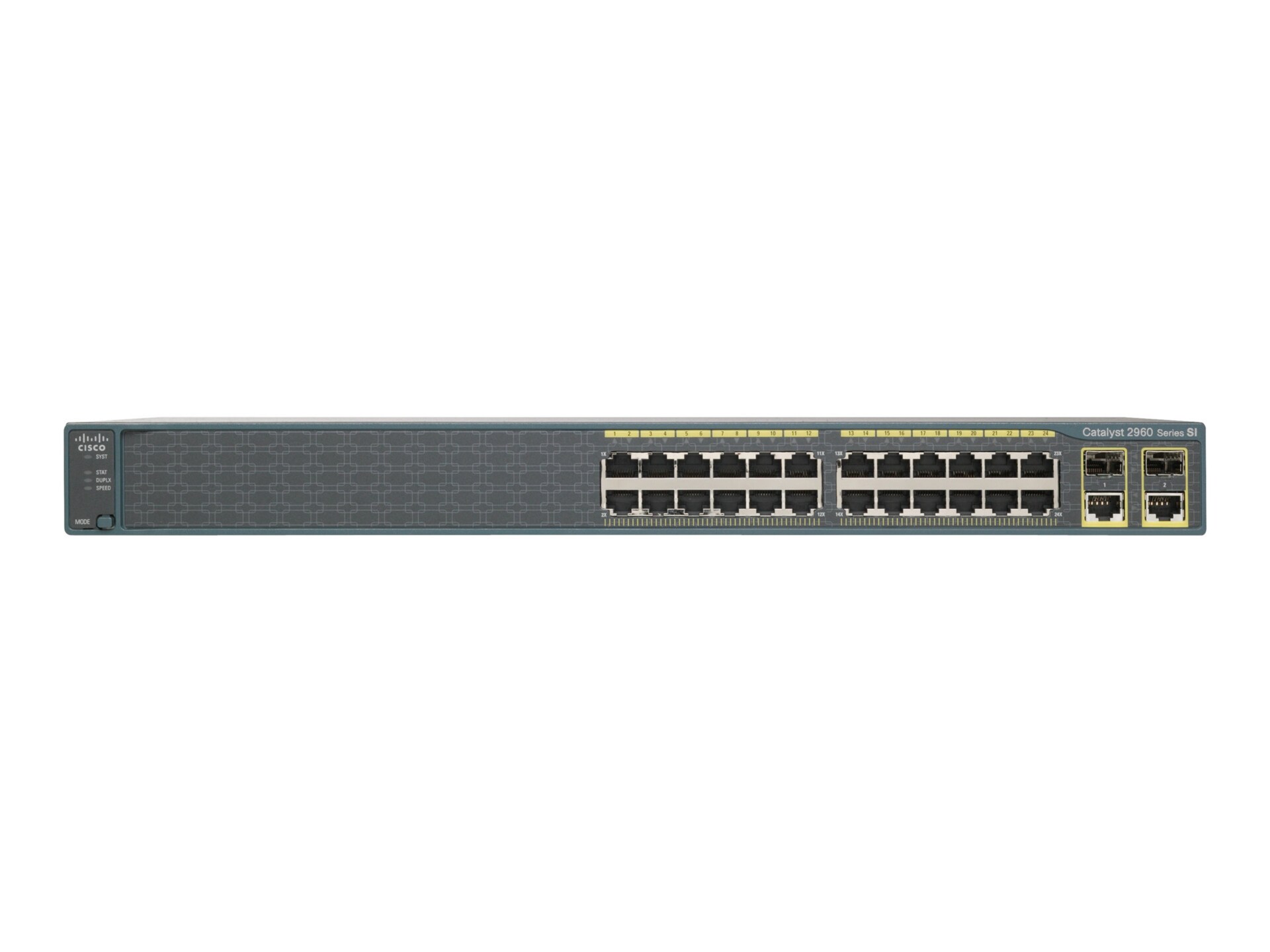 Cisco Catalyst 2960-Plus 24TC-S - switch - 24 ports - managed - rack-mountable