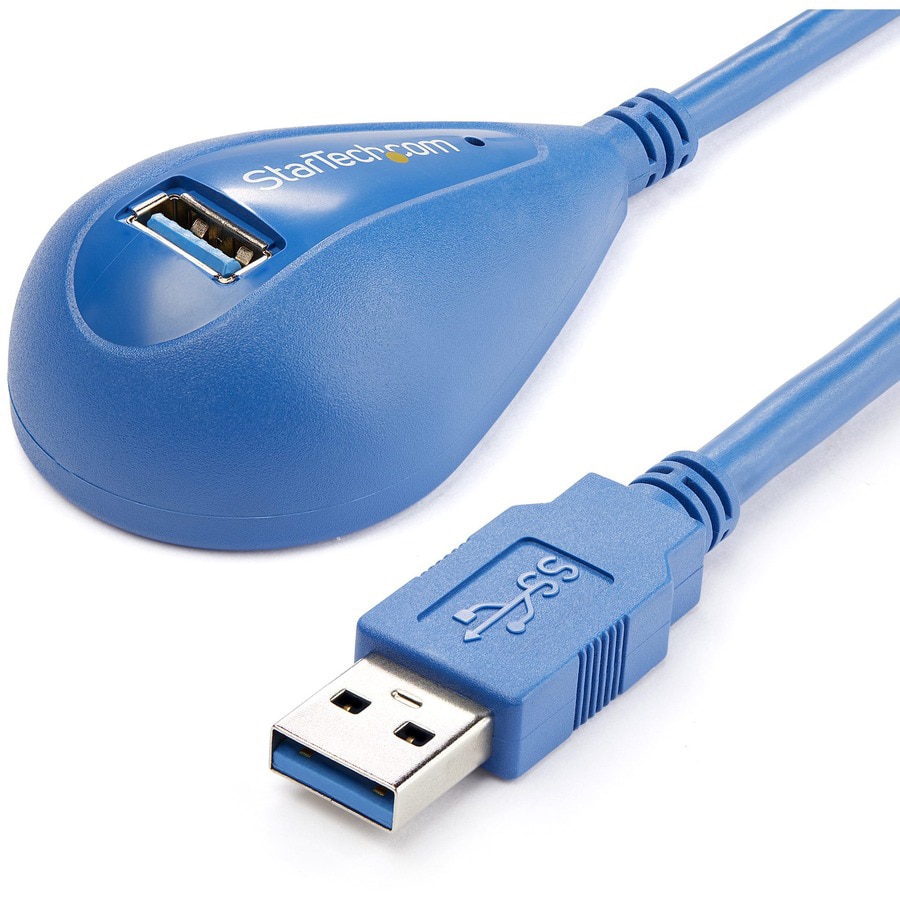 StarTech.com 5 ft Desktop SuperSpeed USB 3.0 (5Gbps) Extension Cable - A to
