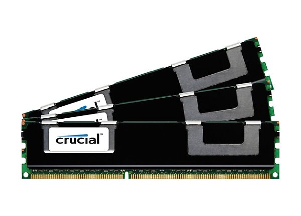 Crucial - DDR3 - 48 GB: 3 x 16 GB - DIMM 240-pin