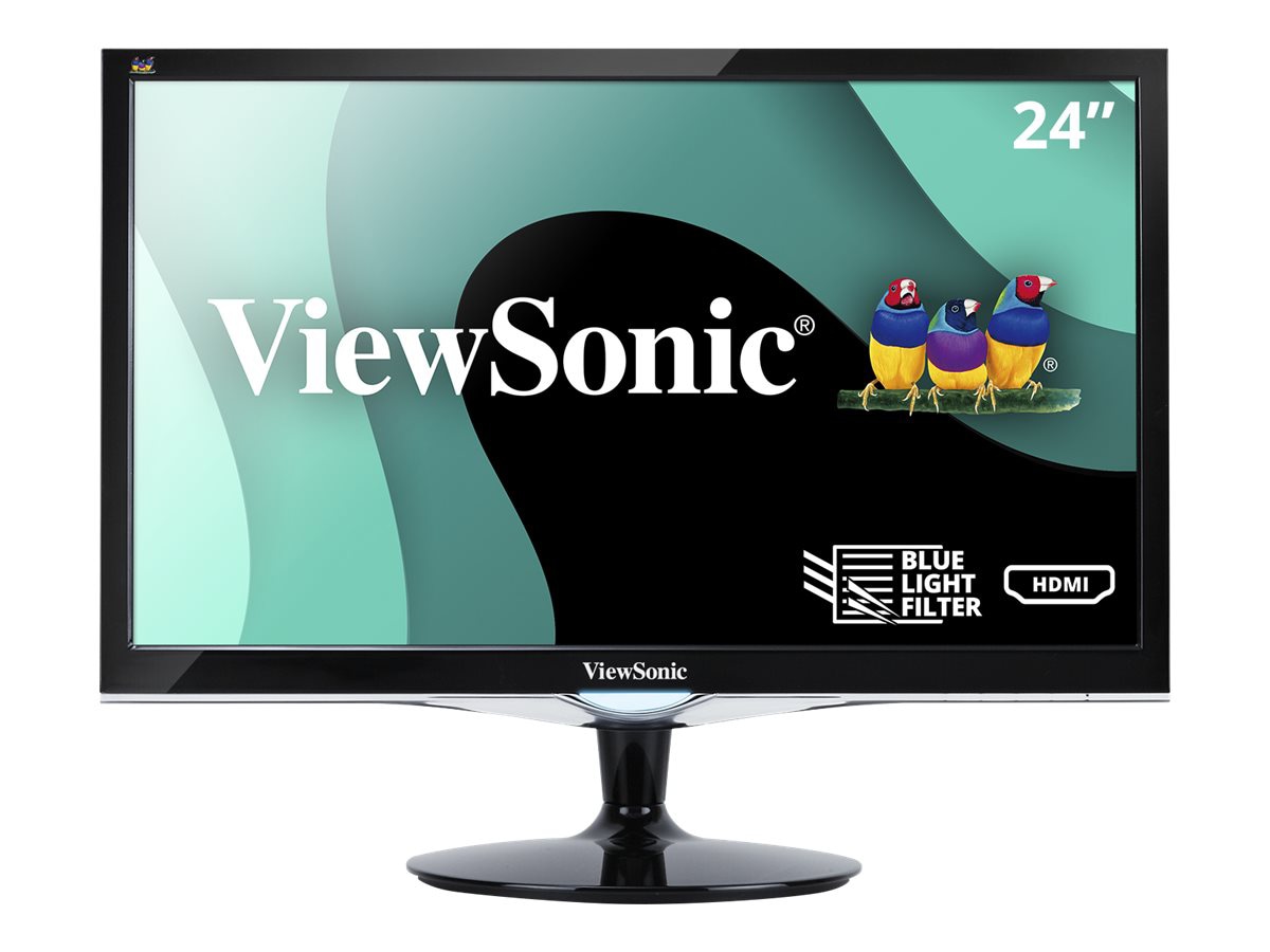 ViewSonic VX2452MH 24" 1080p 2ms Monitor with HDMI, VGA and DVI