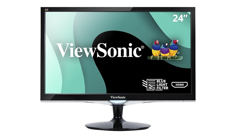 ViewSonic VX2452MH 24" 1080p 2ms Monitor with HDMI, VGA and DVI