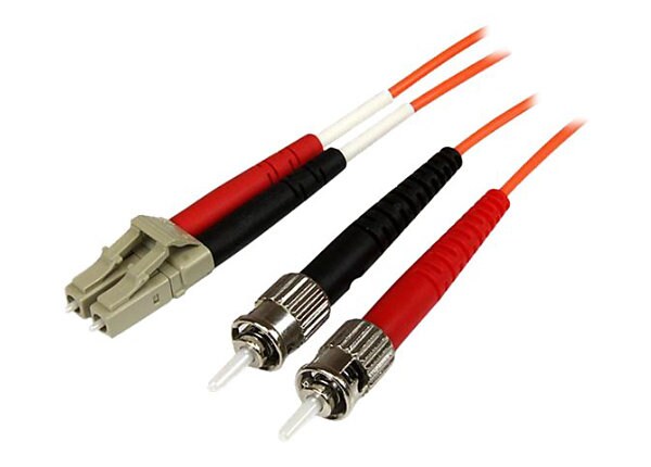 StarTech.com 2m Fiber Optic Cable - Multimode Duplex 50/125 - OFNP - LC/ST