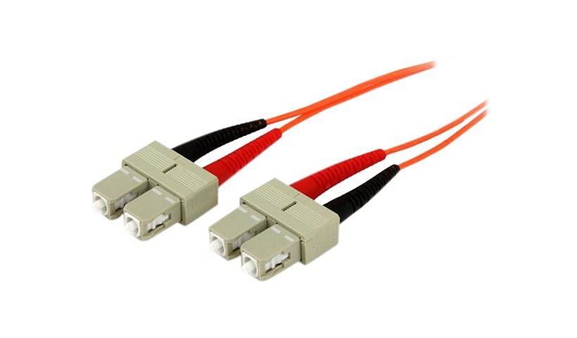 StarTech.com 1m Fiber Optic Cable - Multimode Duplex 50/125 - OFNP - SC/SC