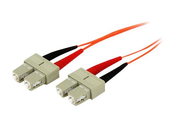 StarTech.com 2m Fiber Optic Cable - Multimode Duplex 50/125 - OFNP - SC/SC