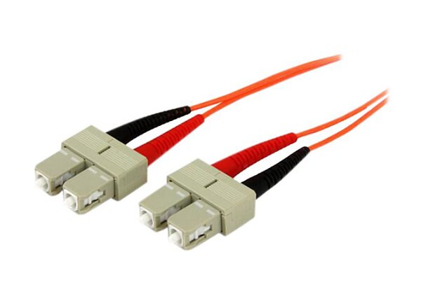 StarTech.com 3m Fiber Optic Cable - Multimode Duplex 50/125 - OFNP - SC/SC