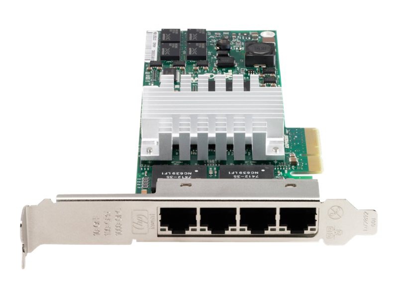 HPE NC364T - network adapter - PCIe x4 - Gigabit Ethernet x 4