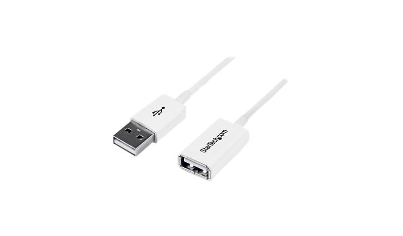 StarTech.com 1m White USB 2.0 Extension Cable A to A - M/F