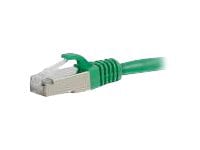 C2G 10ft Cat6 Cable - Snagless Shielded (STP) Ethernet Cable - PoE - Green