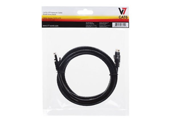 V7 patch cable - 3 m - black